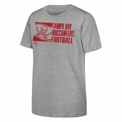 Tampa Bay Buccaneers Outerstuff Youth Post Game T-Shirt Heather Gray - NFL