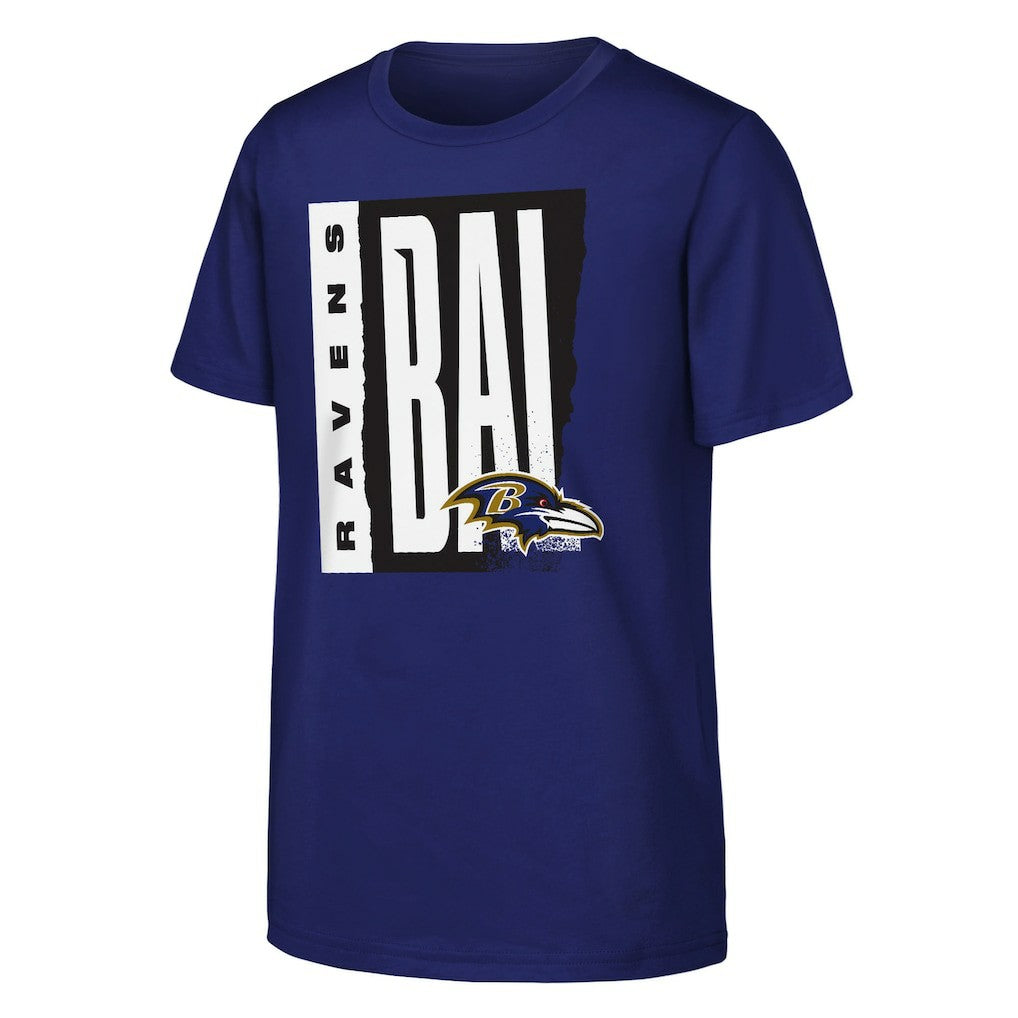 Baltimore Ravens Outerstuff Youth Tear It Up T-Shirt Purple - NFL