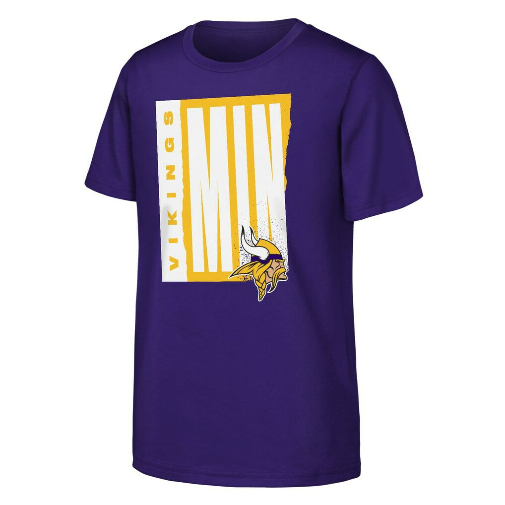 Minnesota Vikings Outerstuff Youth Tear It Up T-Shirt Purple - NFL