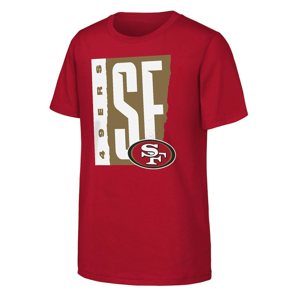 San Francisco 49ers Outerstuff Youth Tear It Up T-Shirt Scarlet - NFL