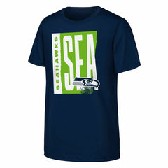 Seattle Seahawks Outerstuff Youth Tear It Up T-Shirt College Navy - NFL