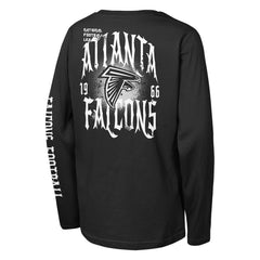 Atlanta Falcons Outerstuff Youth Rumble Long Sleeve T-Shirt Black - NFL