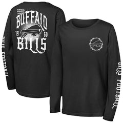 Buffalo Bills Outerstuff Youth Rumble Long Sleeve T-Shirt Black - NFL