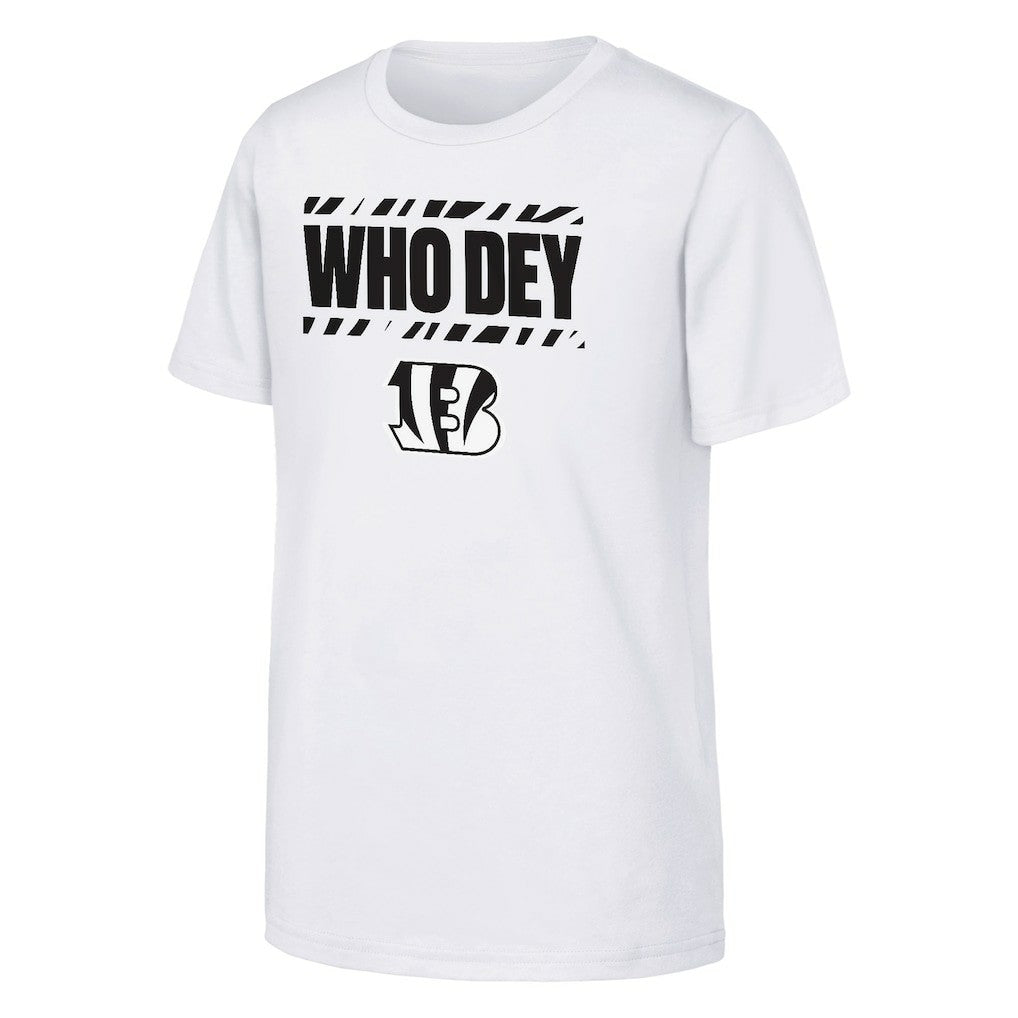 Cincinnati Bengals Outerstuff Youth Team Spirit T-Shirt White - NFL