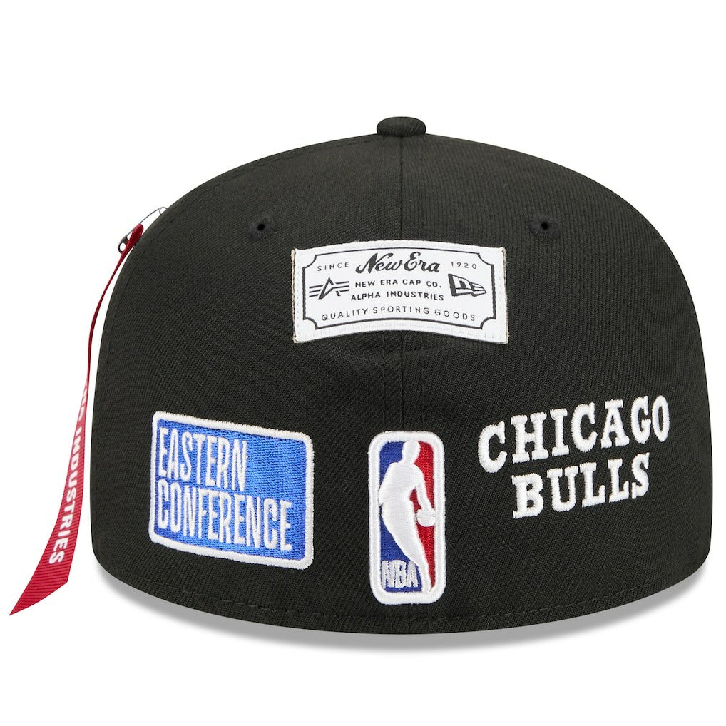 New Era - Chicago Bulls x Alpha Industries 59FIFTY Fitted Hat - Black