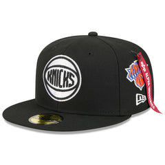 New Era - New York Knicks x Alpha Industries 59FIFTY Fitted Hat - Black
