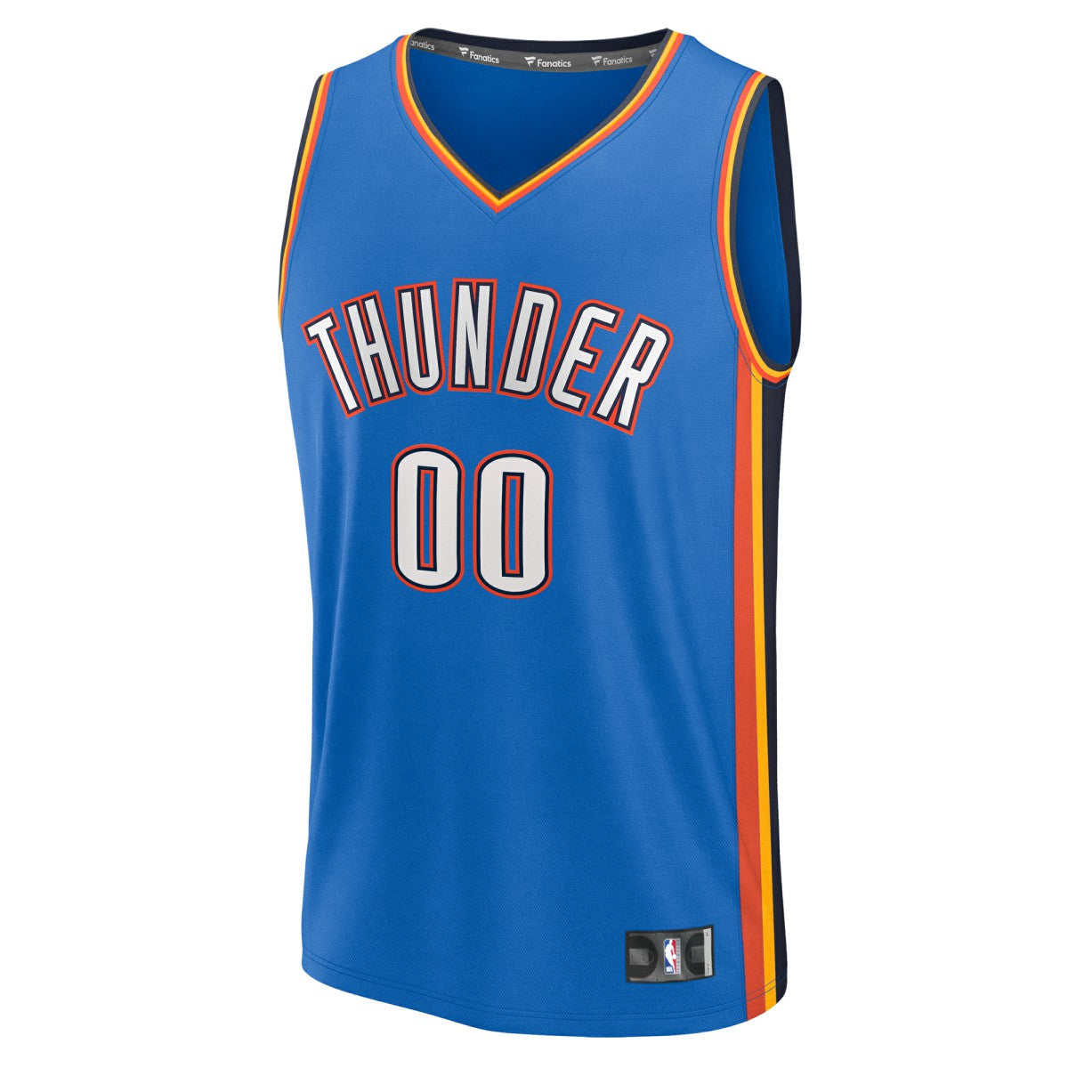 Fanatics - Oklahoma City Thunder Fast Break Custom Jersey - Icon Edition - Blue