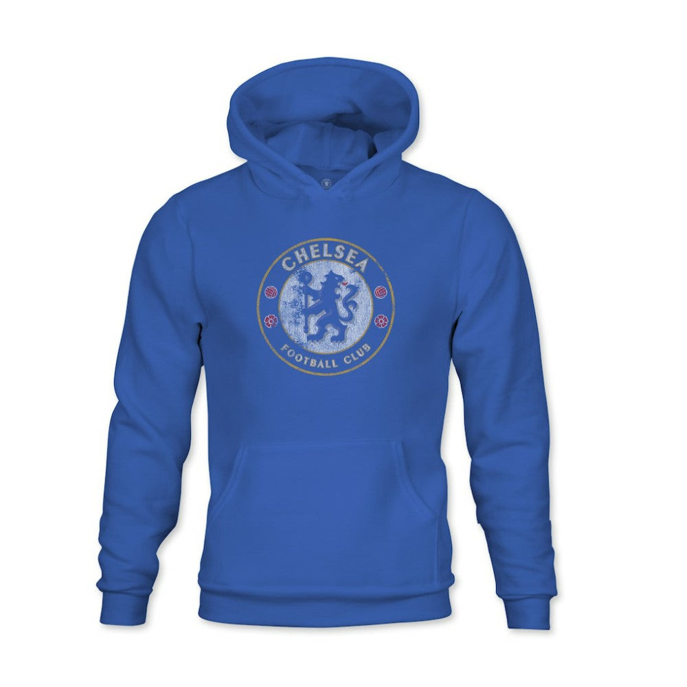 Chelsea 1863FC Youth Color Badge Fleece Pullover Hoodie - Blue