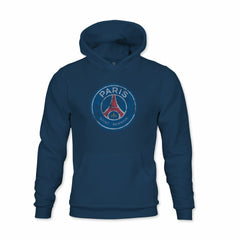 Paris Saint-Germain 1863FC Youth Color Badge Fleece Pullover Hoodie - Navy