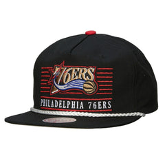 Mitchell & Ness - Philadelphia 76ers Ascend Deadstock Snapback Hat - Black