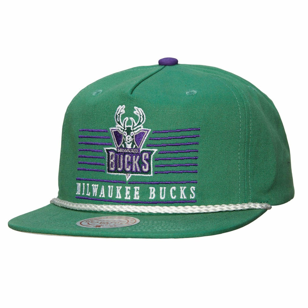 Mitchell & Ness - Milwaukee Bucks Ascend Deadstock Snapback Hat - Green