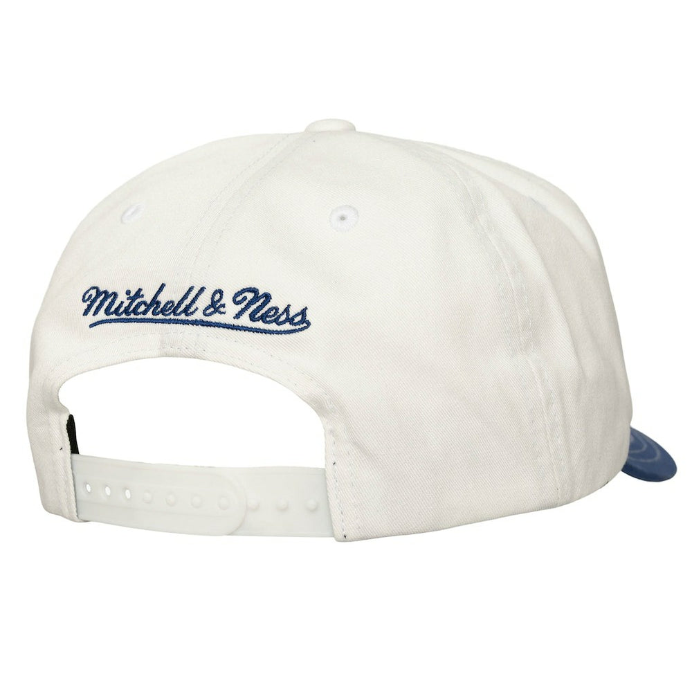 Mitchell & Ness - Golden State Warriors Dip Dye Pro Crown Adjustable Hat - Blue/White