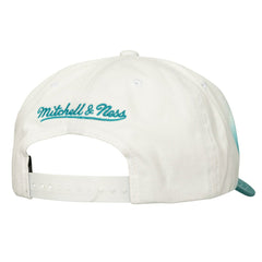 Mitchell & Ness - Charlotte Hornets Dip Dye Pro Crown Adjustable Hat - Teal/White