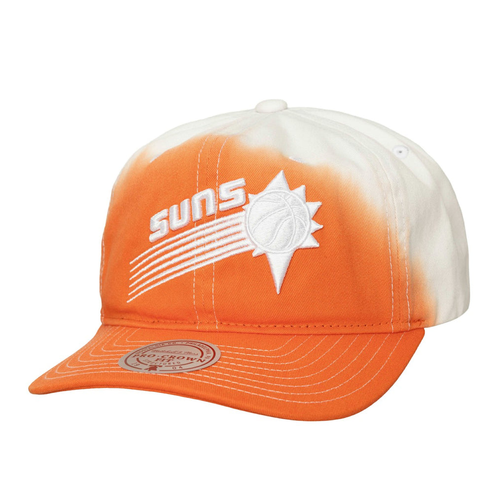 Mitchell & Ness - Phoenix Suns Dip Dye Pro Crown Adjustable Hat - Orange/White