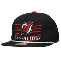 New Jersey Devils - Mitchell & Ness Ascend Deadstock Snapback Hat Black