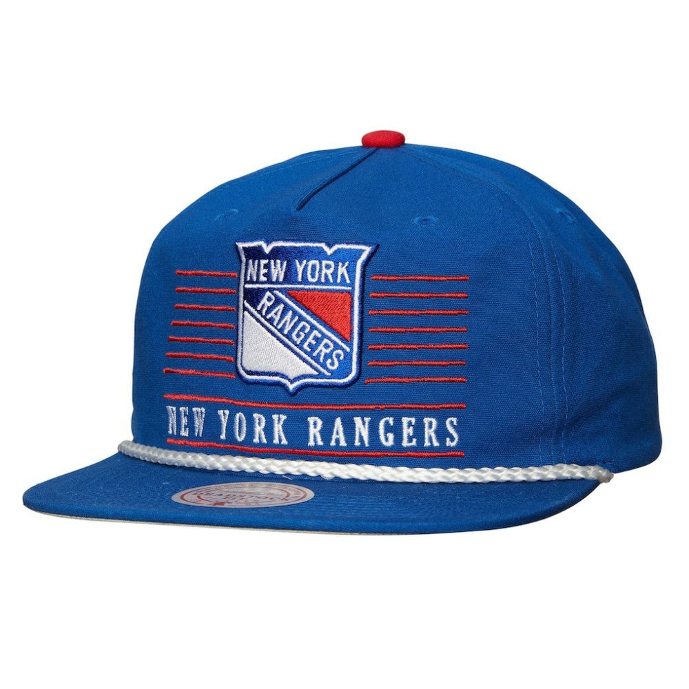 New York Rangers Mitchell & Ness Ascend Deadstock Snapback Hat Blue