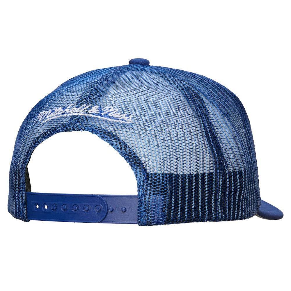 Tampa Bay Lightning - Mitchell & Ness Gridlock Trucker Adjustable Hat White/Blue