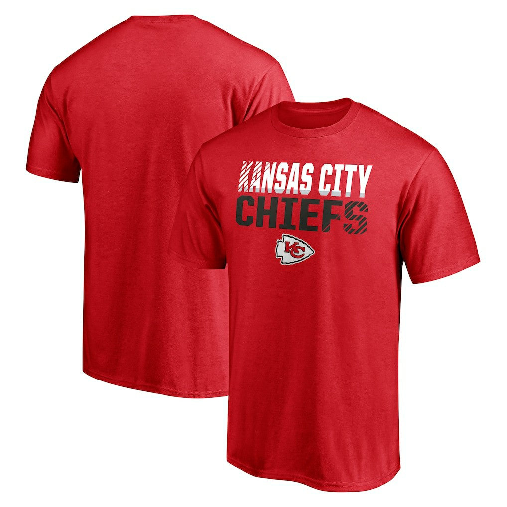 Kansas City Chiefs Stripes T-Shirt Red - NFL