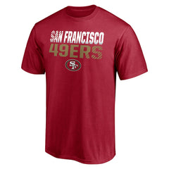 San Francisco 49ers Stripes T-Shirt Scarlet - NFL