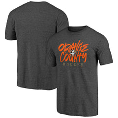 Anaheim Ducks - Shoot to Score Tri-Blend T-Shirt Charcoal