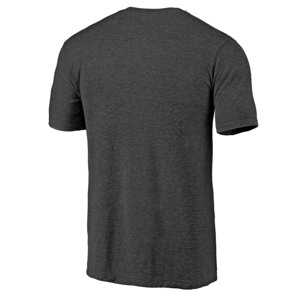 Boston Bruins Distressed Tri-Blend T-Shirt Charcoal