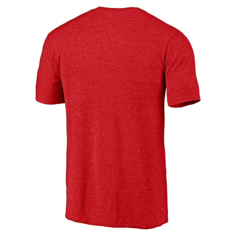 Calgary Flames - Shoot to Score Tri-Blend T-Shirt Red