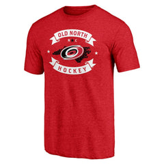 Carolina Hurricanes - Shoot to Score Tri-Blend T-Shirt Red