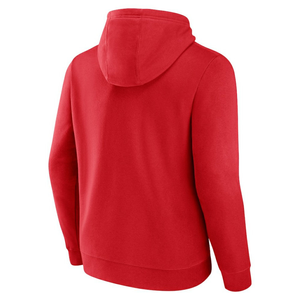 Chicago Blackhawks Team Lockup Pullover Hoodie Red