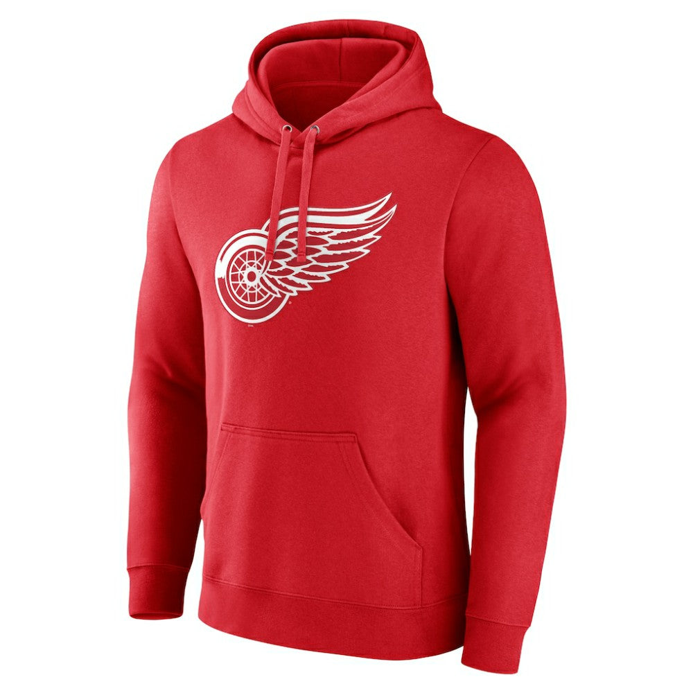 Detroit Red Wings - Primary Logo Pullover Hoodie Red