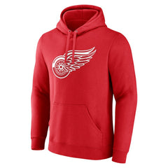 Detroit Red Wings - Primary Logo Pullover Hoodie Red