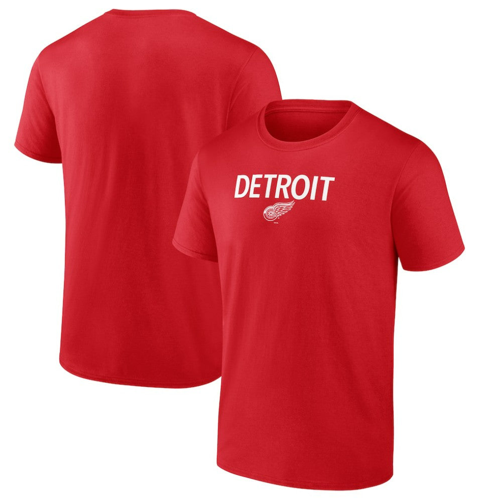 Detroit Red Wings - Primary Logo T-Shirt Red