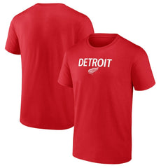 Detroit Red Wings - Primary Logo T-Shirt Red