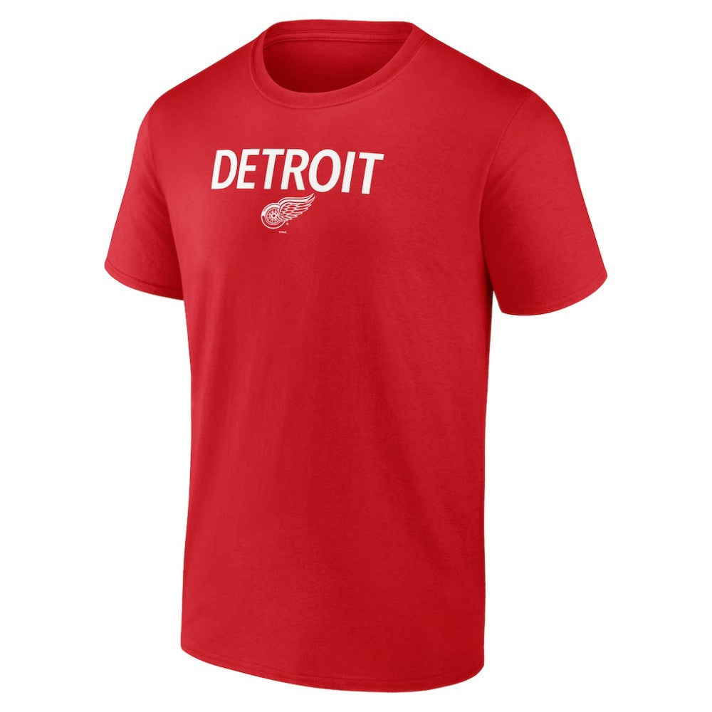Detroit Red Wings - Primary Logo T-Shirt Red