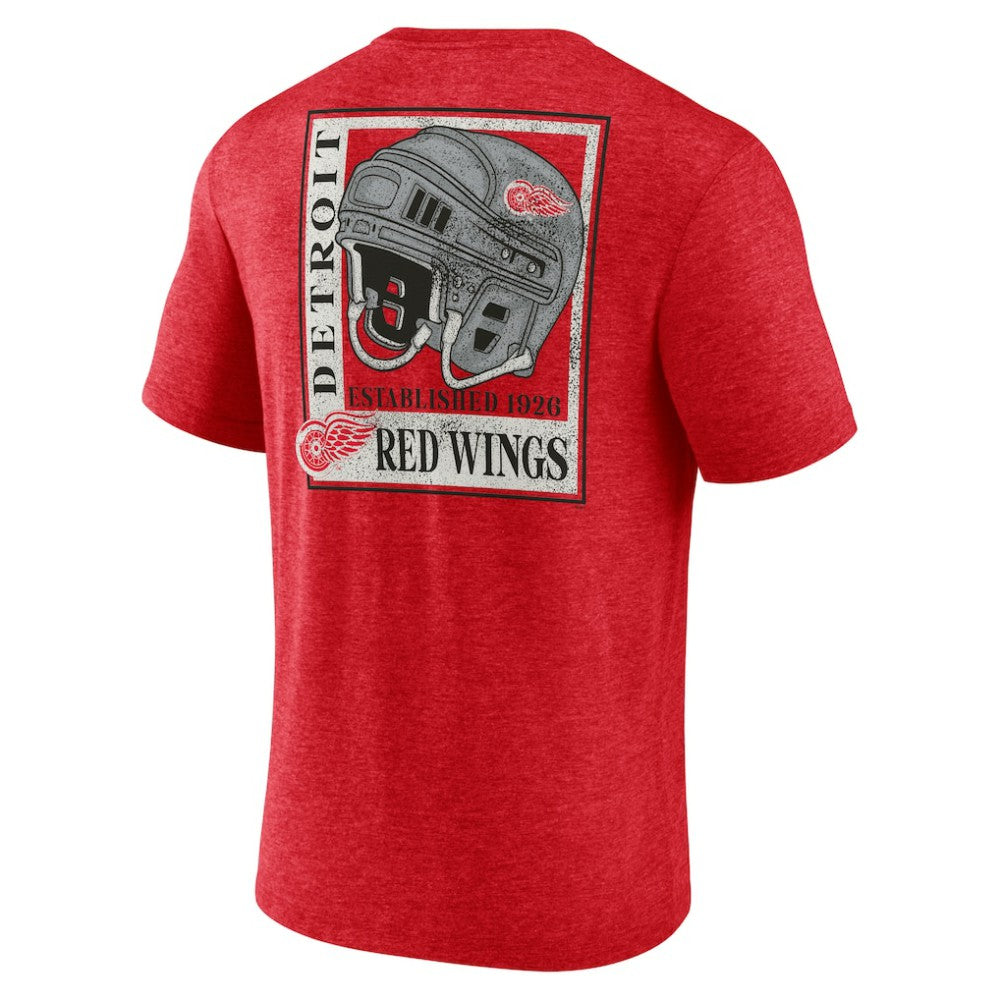 Detroit Red Wings - Earnest Will Tri-Blend T-Shirt Red