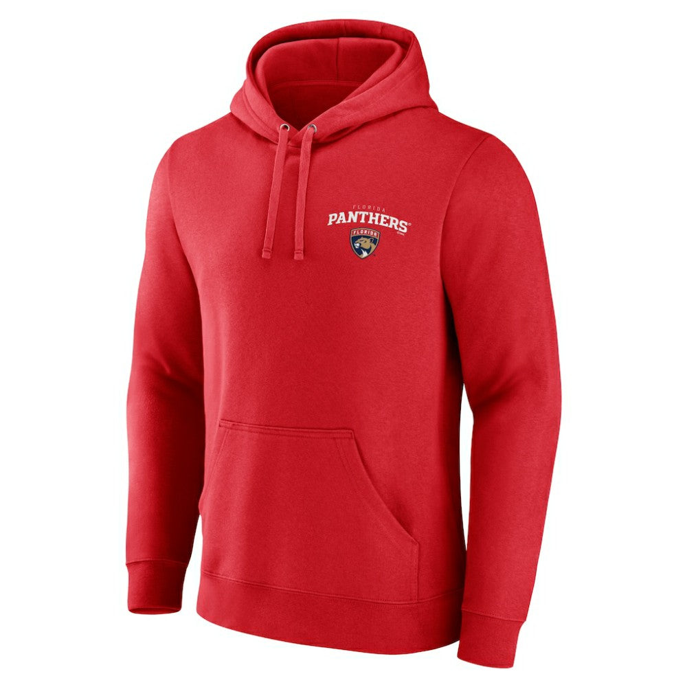 Florida Panthers - Team Lockup Pullover Hoodie Red