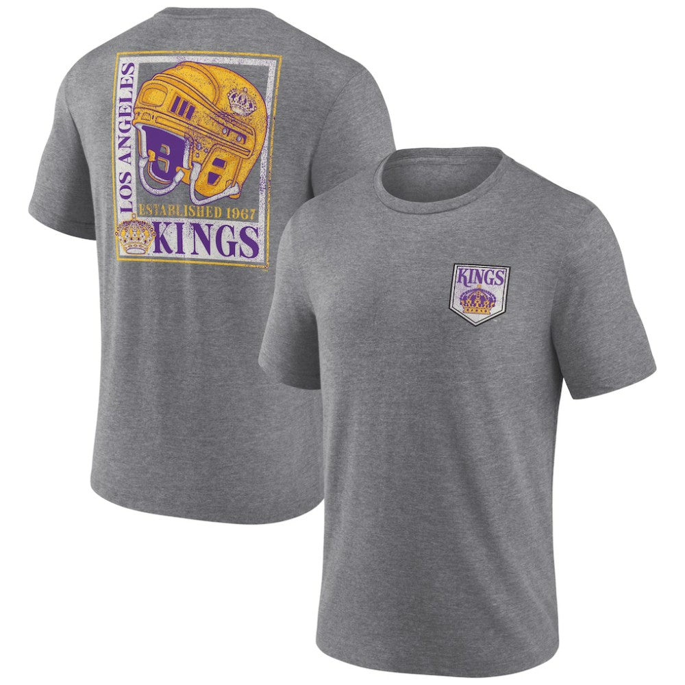 Los Angeles Kings - Earnest Will Tri-Blend T-Shirt Heather Gray