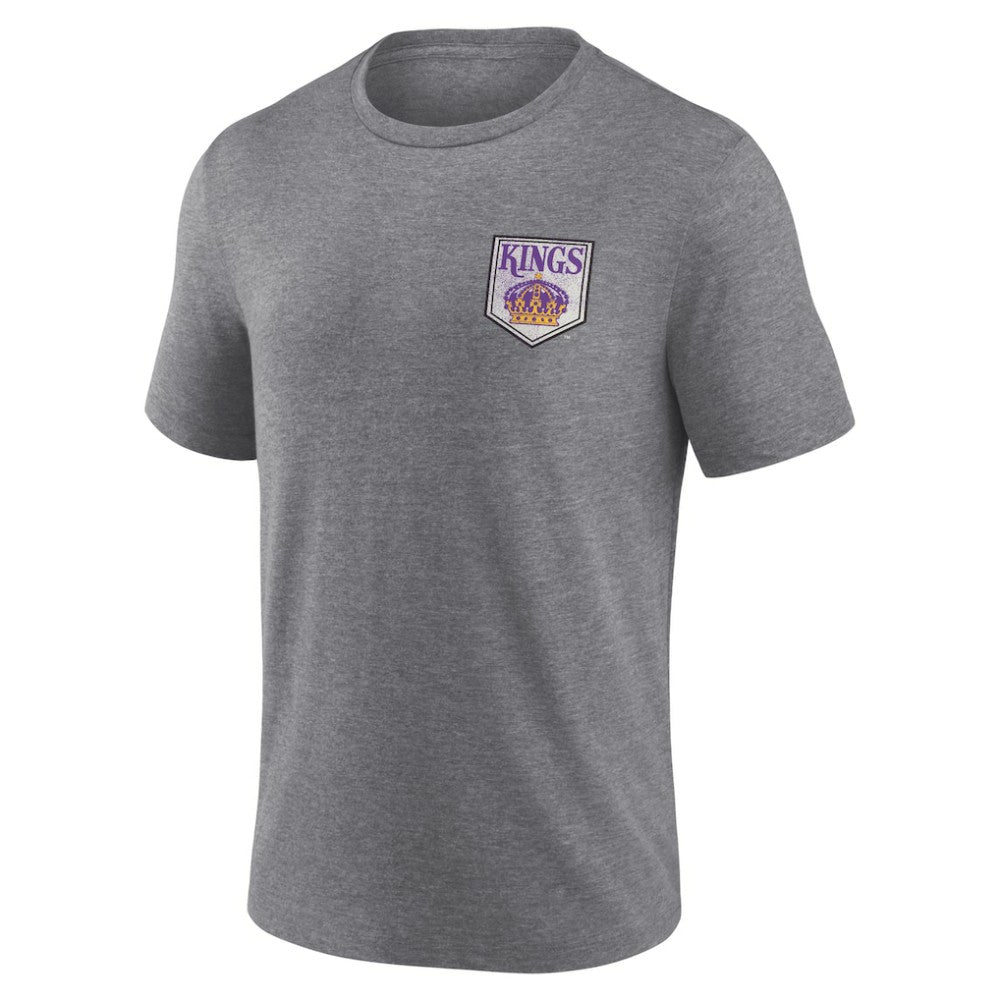 Los Angeles Kings - Earnest Will Tri-Blend T-Shirt Heather Gray
