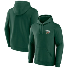 Minnesota Wild - Team Lockup Pullover Hoodie Green