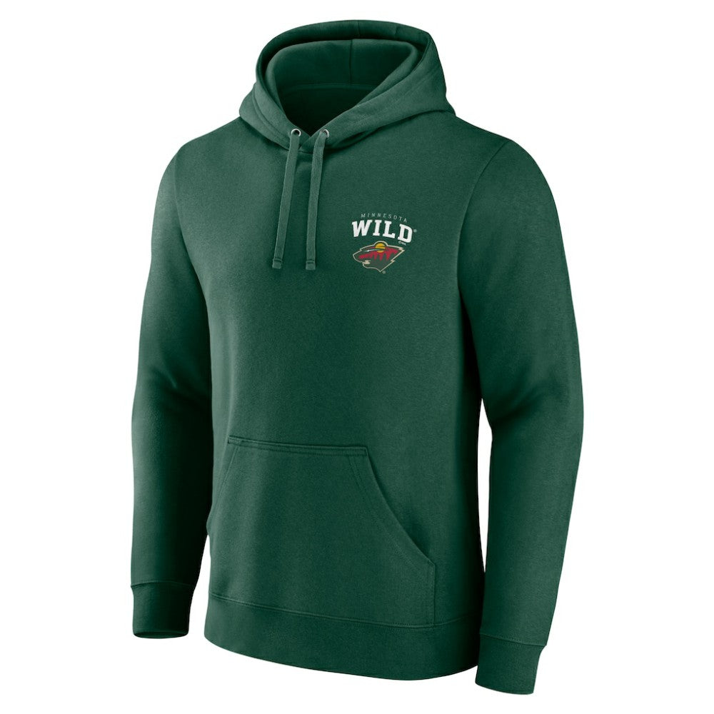 Minnesota Wild - Team Lockup Pullover Hoodie Green