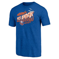 New York Islanders - Shoot to Score Tri-Blend T-Shirt Royal