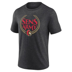 Ottawa Senators - Shout Out Tri-Blend T-Shirt Charcoal