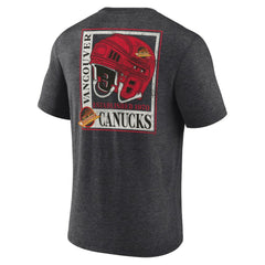 Vancouver Canucks - Earnest Will Tri-Blend T-Shirt Charcoal