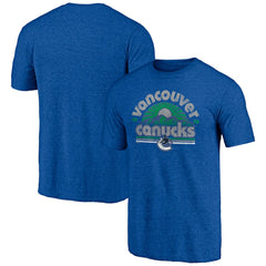 Vancouver Canucks - Shoot to Score Tri-Blend T-Shirt Blue