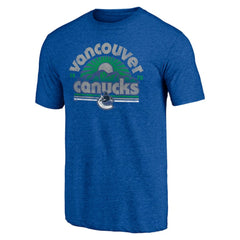 Vancouver Canucks - Shoot to Score Tri-Blend T-Shirt Blue