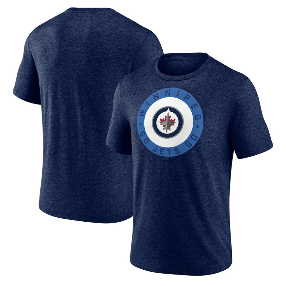 Winnipeg Jets - Proclamation Tri-Blend T-Shirt Navy