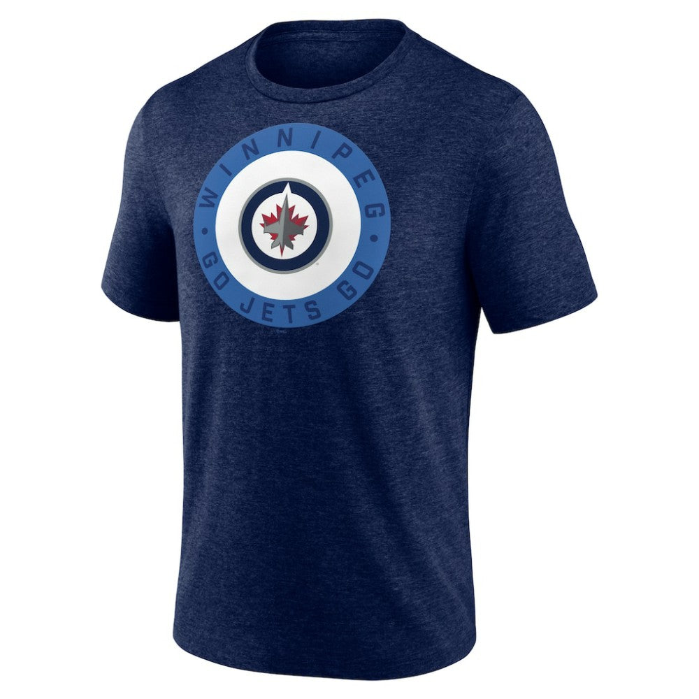 Winnipeg Jets - Proclamation Tri-Blend T-Shirt Navy