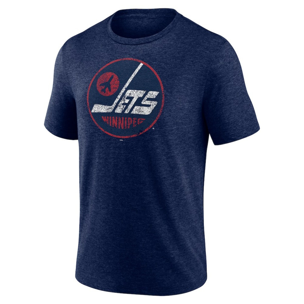 Winnipeg Jets - Wheelhouse Tri-Blend T-Shirt Navy