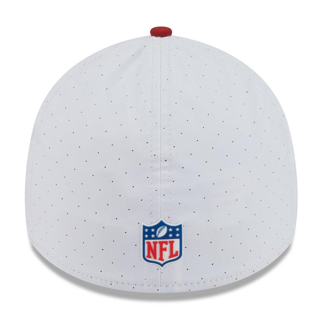 Arizona Cardinals New Era 2025 NFL Training Camp 39THIRTY Flex Hat White/Cardinal - NFL