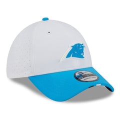Carolina Panthers New Era 2025 NFL Training Camp 39THIRTY Flex Hat White/Blue - NFL