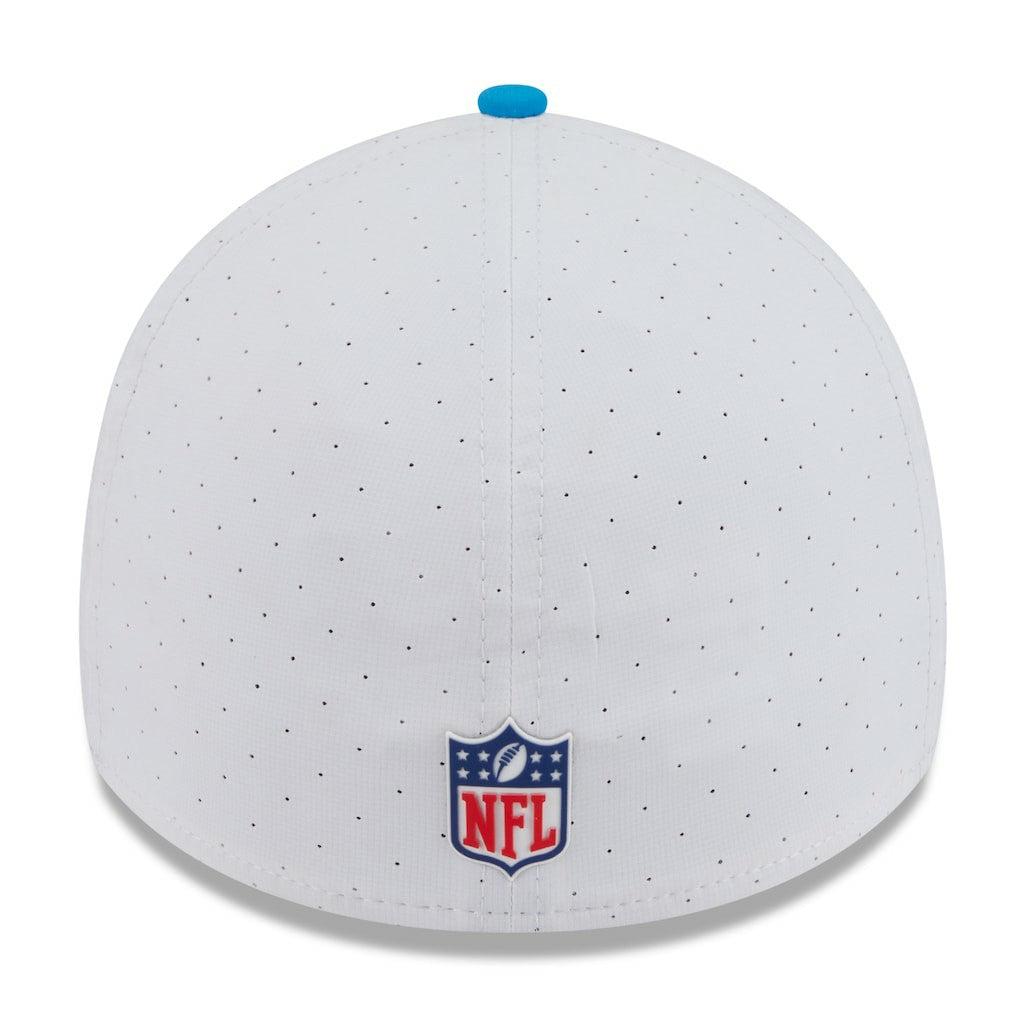 Carolina Panthers New Era 2025 NFL Training Camp 39THIRTY Flex Hat White/Blue - NFL